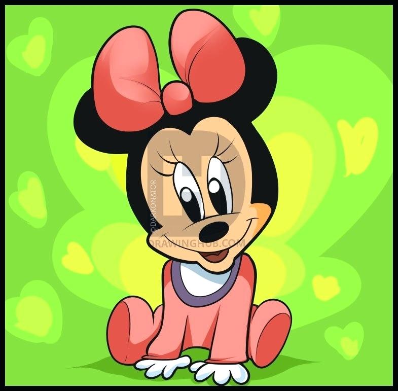 785x771 minnie mouse drawing how to draw baby mouse minnie mouse drawing