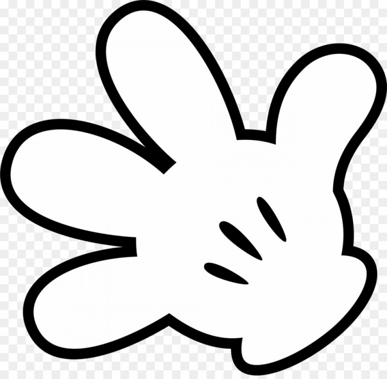 1296x1267 Png Mickey Mouse Minnie Mouse Glove Drawing Fingers Lazttweet