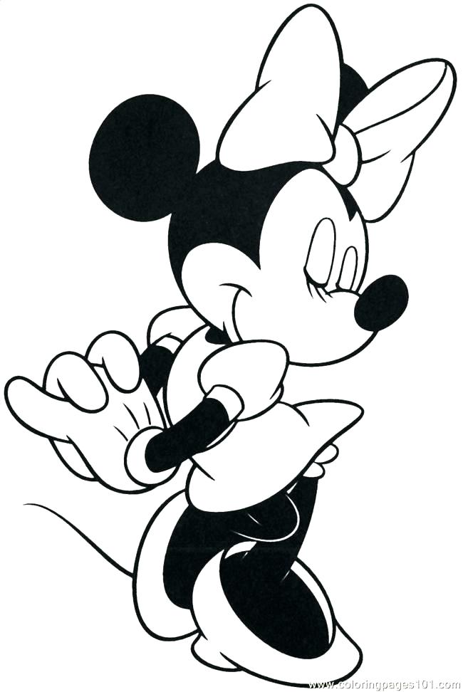 650x972 Minnie Mouse Halloween Coloring Pages Collection Of Mouse Drawing