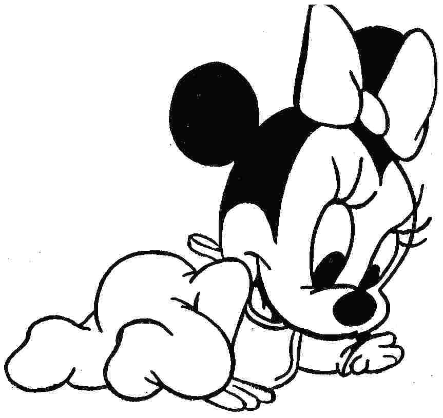 863x815 Minnie Mouse Pictures To Color Baby Mouse Coloring Pages Mickey