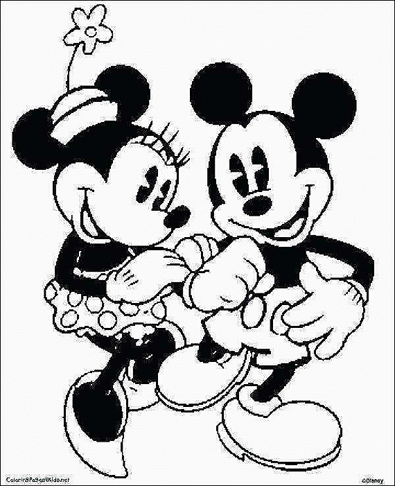 570x701 Mickey Christmas Coloring Pages Printable Mickey And Minnie Mouse