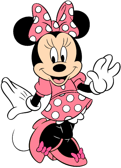 391x543 How To Draw Minnie Mouse Full Body Step