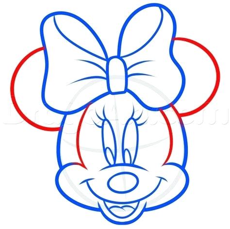 474x472 Easy Steps To Draw Minnie Mouse
