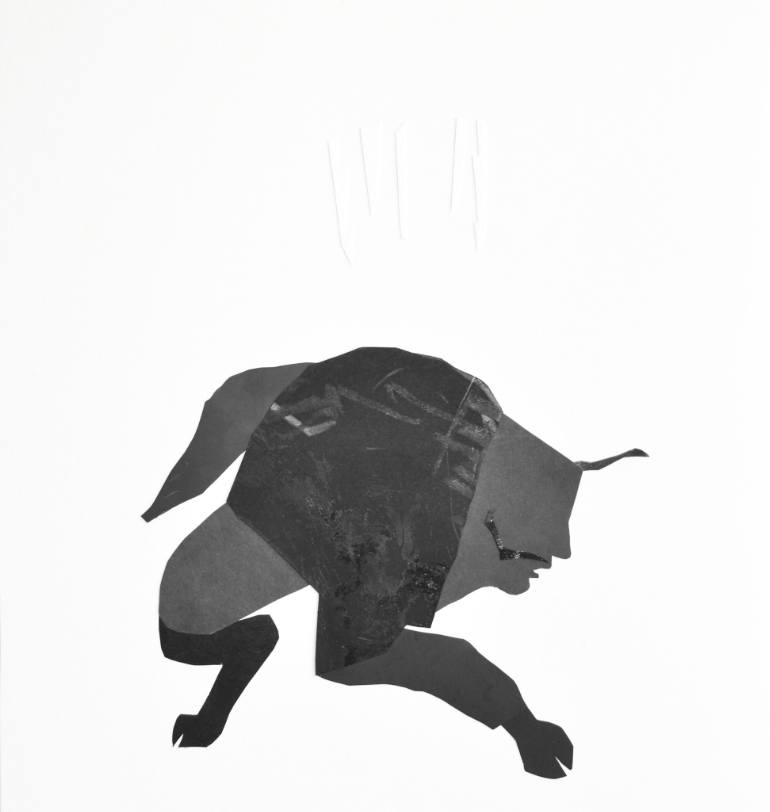 770x812 five spears and one minotaur drawing