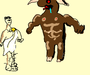 300x250 Theseus Fighting The Minotaur