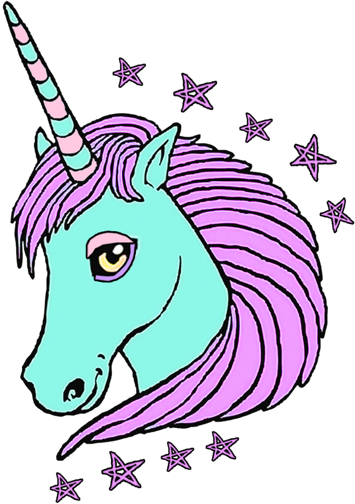 723x1024 Unicorn Drawing Mint Le Petit Indigent