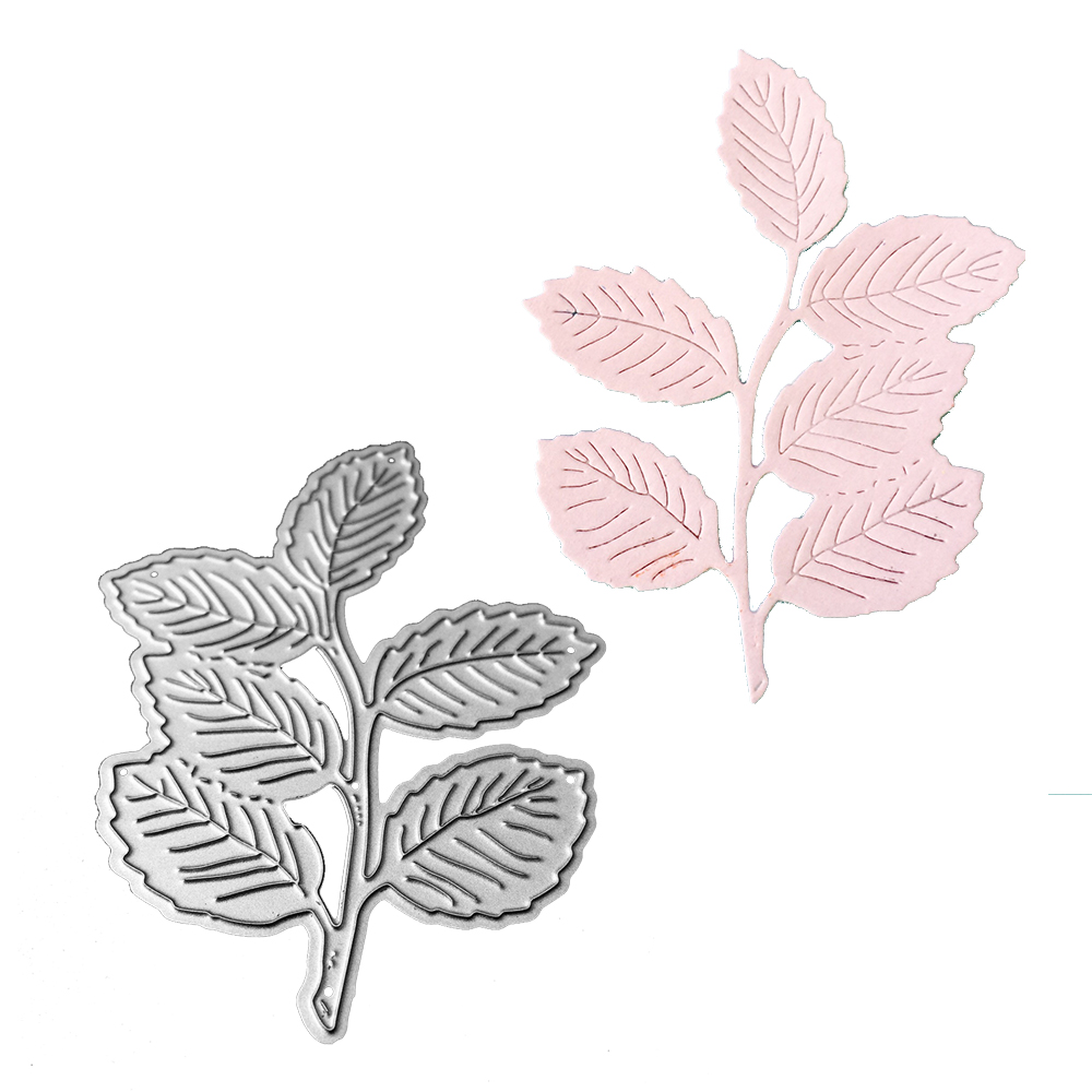 1000x1000 Adv One Leaves Mint Leaf Craft Die Metal Knife Mold Carbon Steel