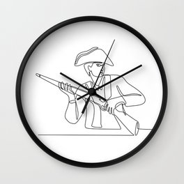 264x264 minuteman wall clocks