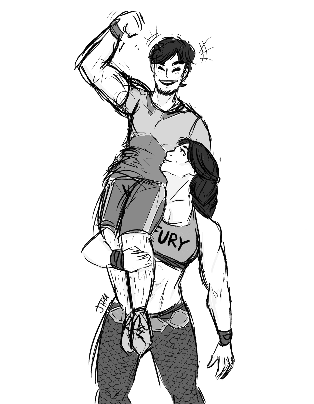 1280x1646 I Haven't Drawn Big Barda Working Out In A While, So What Better