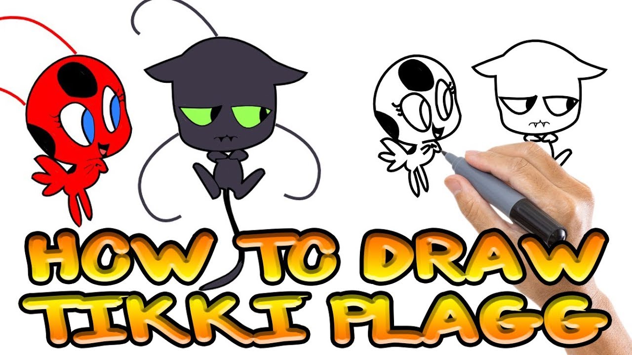 1280x720 How To Draw Tikki And Plagg Ladybug Season