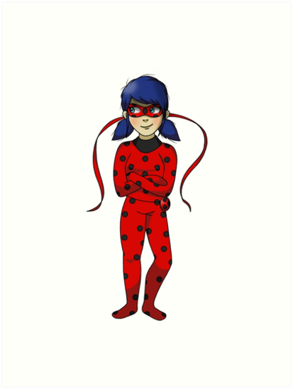 413x549 Miraculous Ladybug Art Prints
