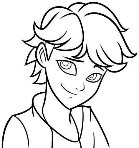 472x500 Miraculous Ladybug Coloring Pages