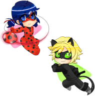 190x193 Adrien Agreste Chibi Drawing Marinette The Evillustrator