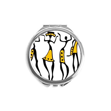 355x355 Primitive Africa Aboriginal Black Totems Drawing