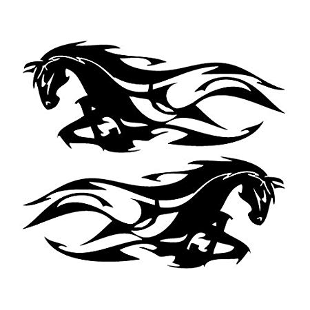 450x450 Leon Online Box Horse Flame Mirror