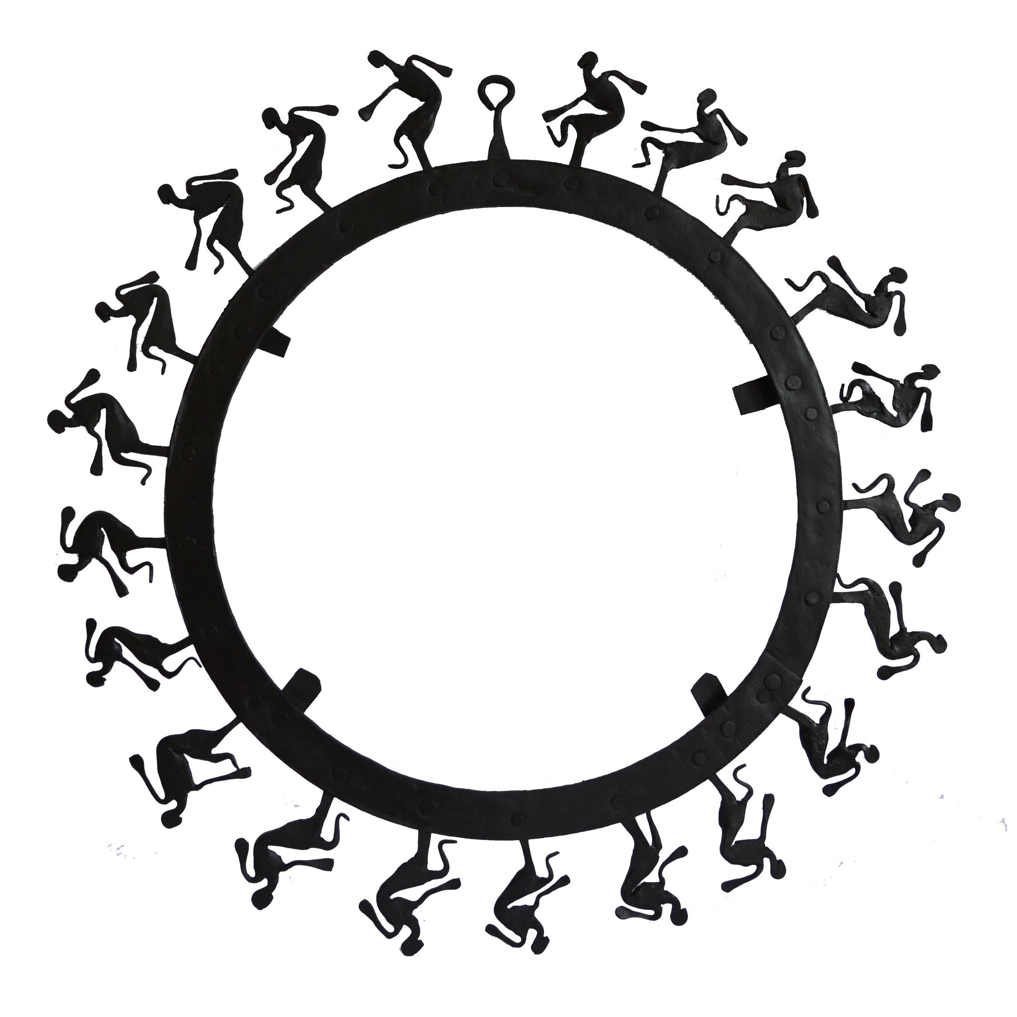 2048x2048 Chinhhari Arts Wrought Iron Round Mirror Frame Chinhhari Arts Store