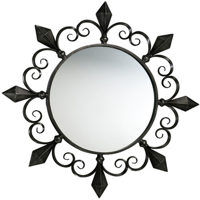 640x640 Fireplace Iron Mirror