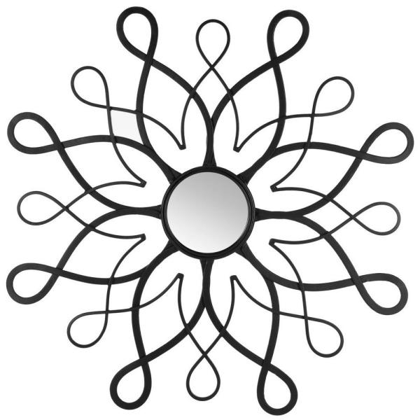 600x600 Safavieh Daisy In X In Round Framed Mirror