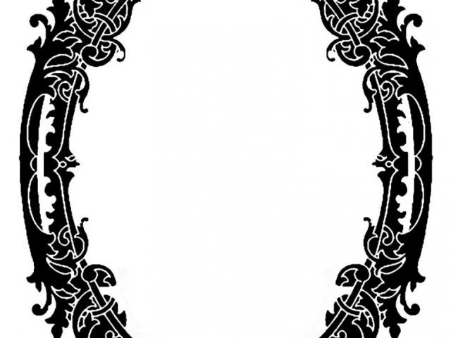 640x480 Mirror Clipart Line Drawing