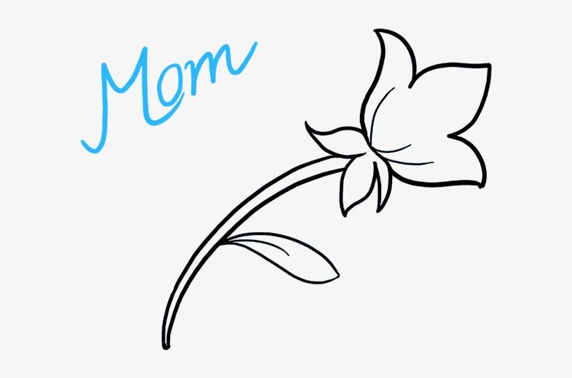 820x542 How To Draw Mother's Day Flower