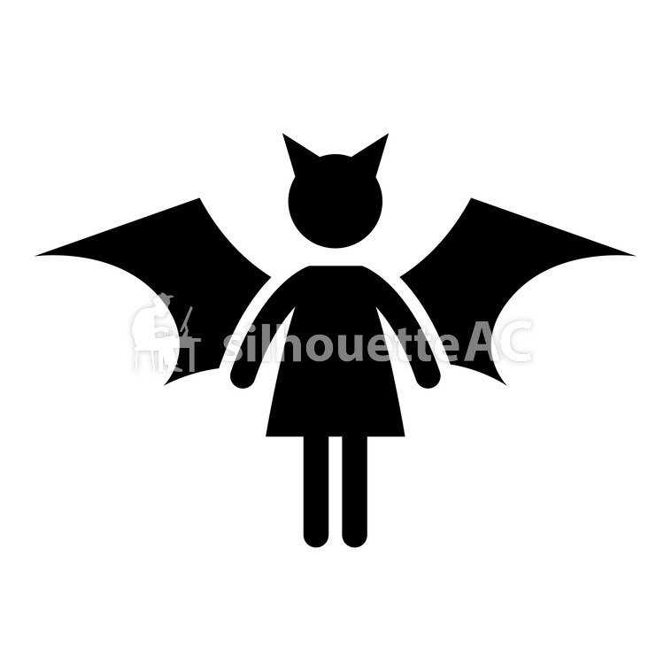 750x750 free silhouette vector devil mischief icon