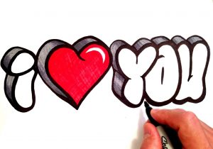 300x210 I Love You Drawings