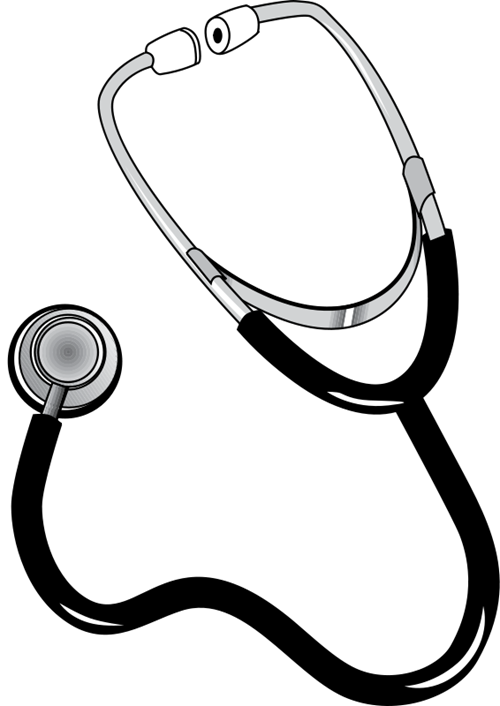 500x706 Collection Of Free Stethoscope Drawing Medical Mission Download
