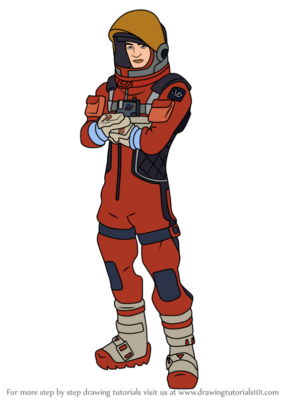 566x800 learn how to draw mission specialist from fortnite