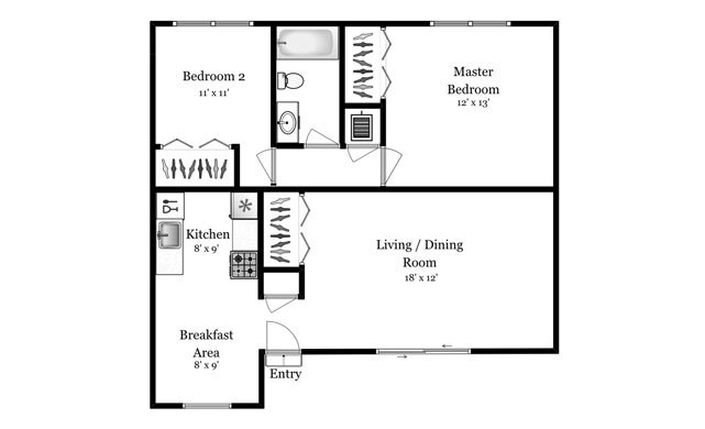 641x390 Spacious Two Bedroom In The Heart Of Sonoma Rentpfi Apartment Homes