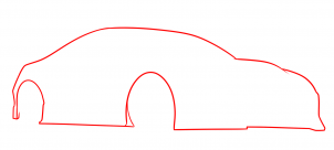 302x136 How To Draw A Mitsubishi Eclipse, Step