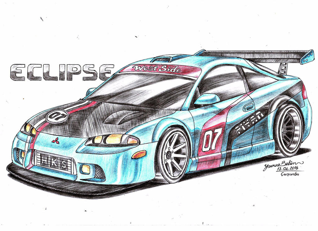 1024x745 Mitsubishi Eclipse Gsx Modified Drawing