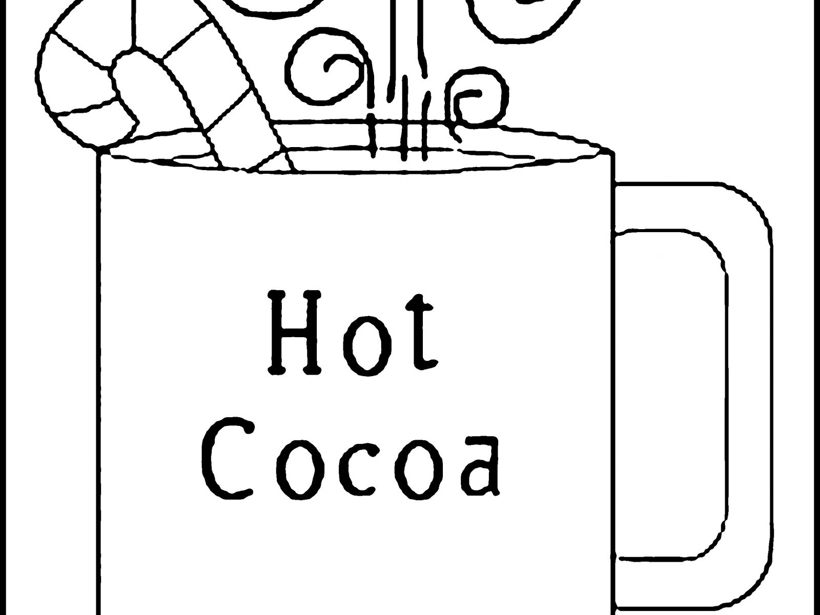 1600x1200 Blank Mitten Coloringage Large M Is For Winter Mittens Sheets Hat