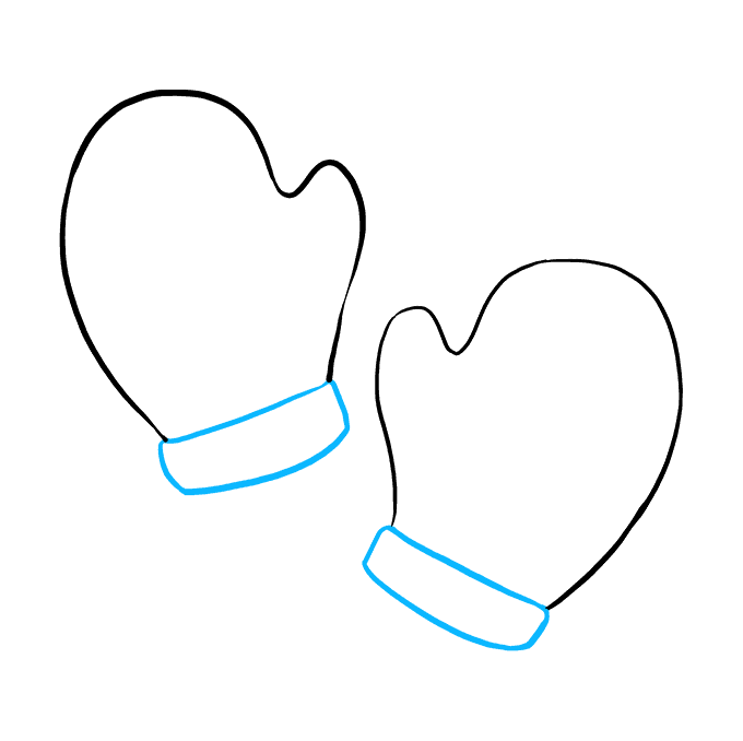 680x678 How To Draw Mittens