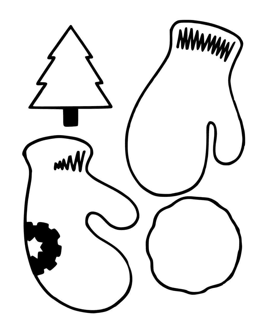 1024x1280 Mittens Coloring Pages