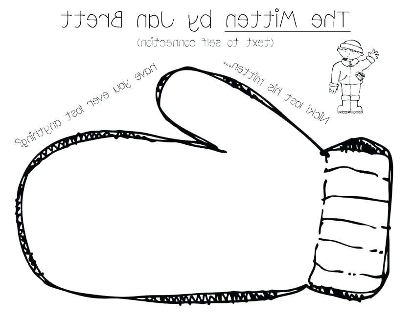 844x652 Mitten Coloring Pages Free