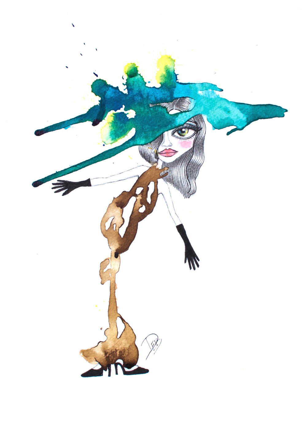 1000x1389 Mixed Media Queens Debbie Lelievre