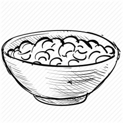 250x250 Macaroni Drawing Bowl, Picture