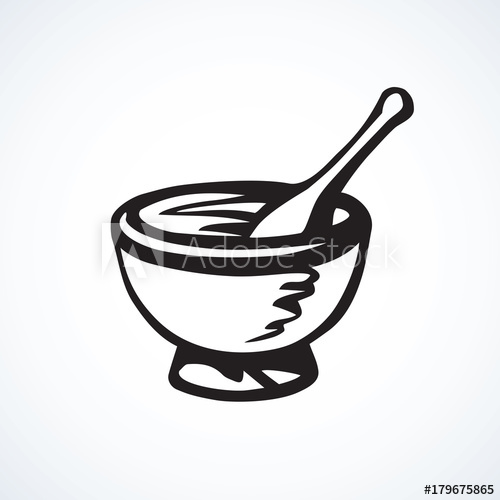 500x500 Pharmaceutical Bowl Vector Drawing