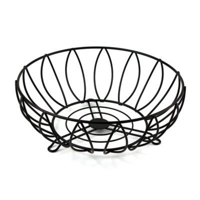 400x400 spectrum leaf large fruit bowl in black products