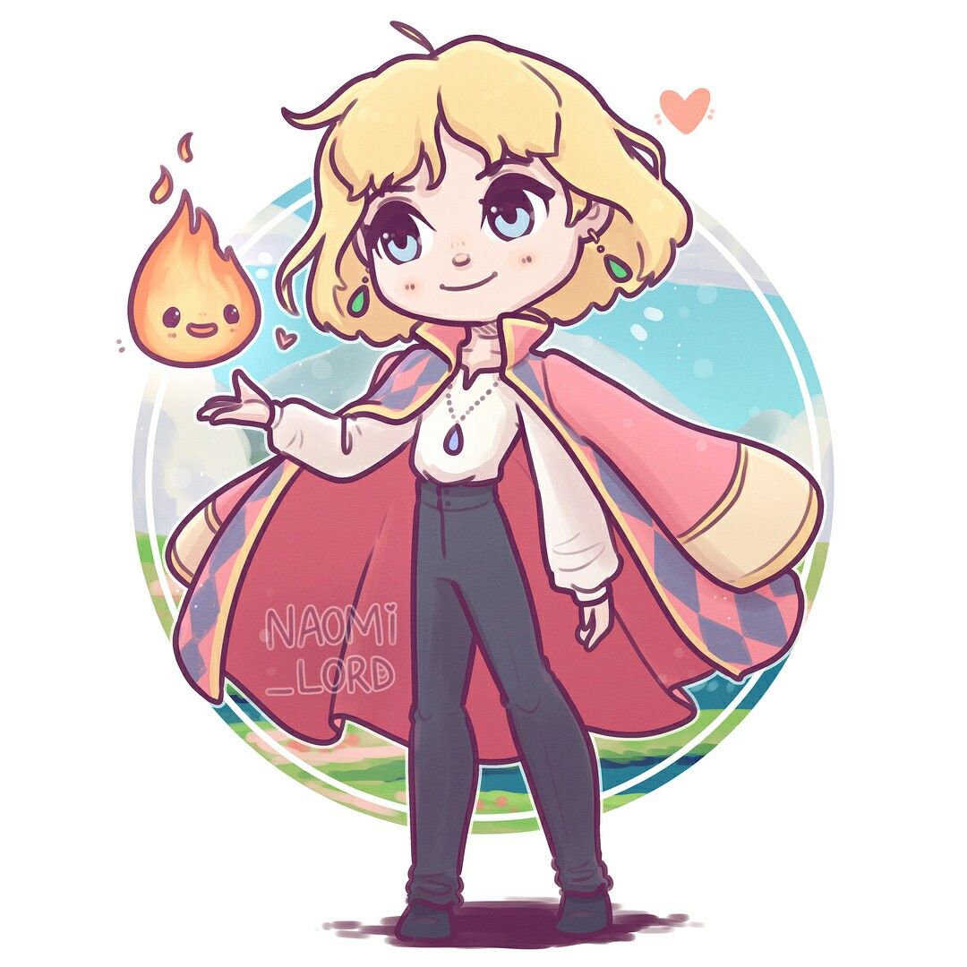 1080x1080 Howl From Howl's Moving Castle Art