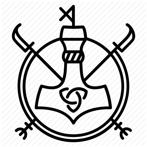 512x512 Collection Of Free Hammer Drawing Mjolnir Download On Ui Ex