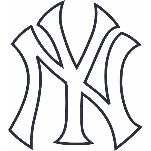 500x500 New York Yankees Cap Logo Decal