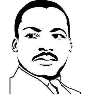 301x387 Easy Mlk Clipart Hand Drawing Martin Luther