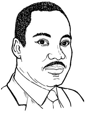 300x400 Martin Luther King Jr Coloring Sheet Coloring Pages Martin