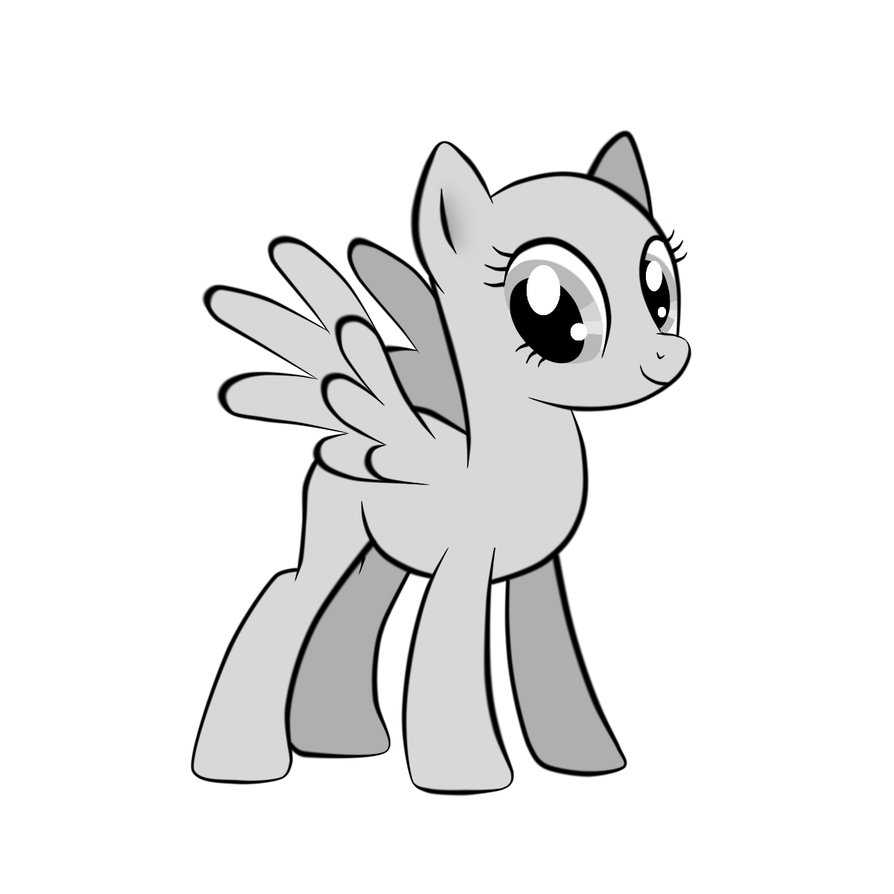 894x894 Pegasus Drawing Basic For Free Download