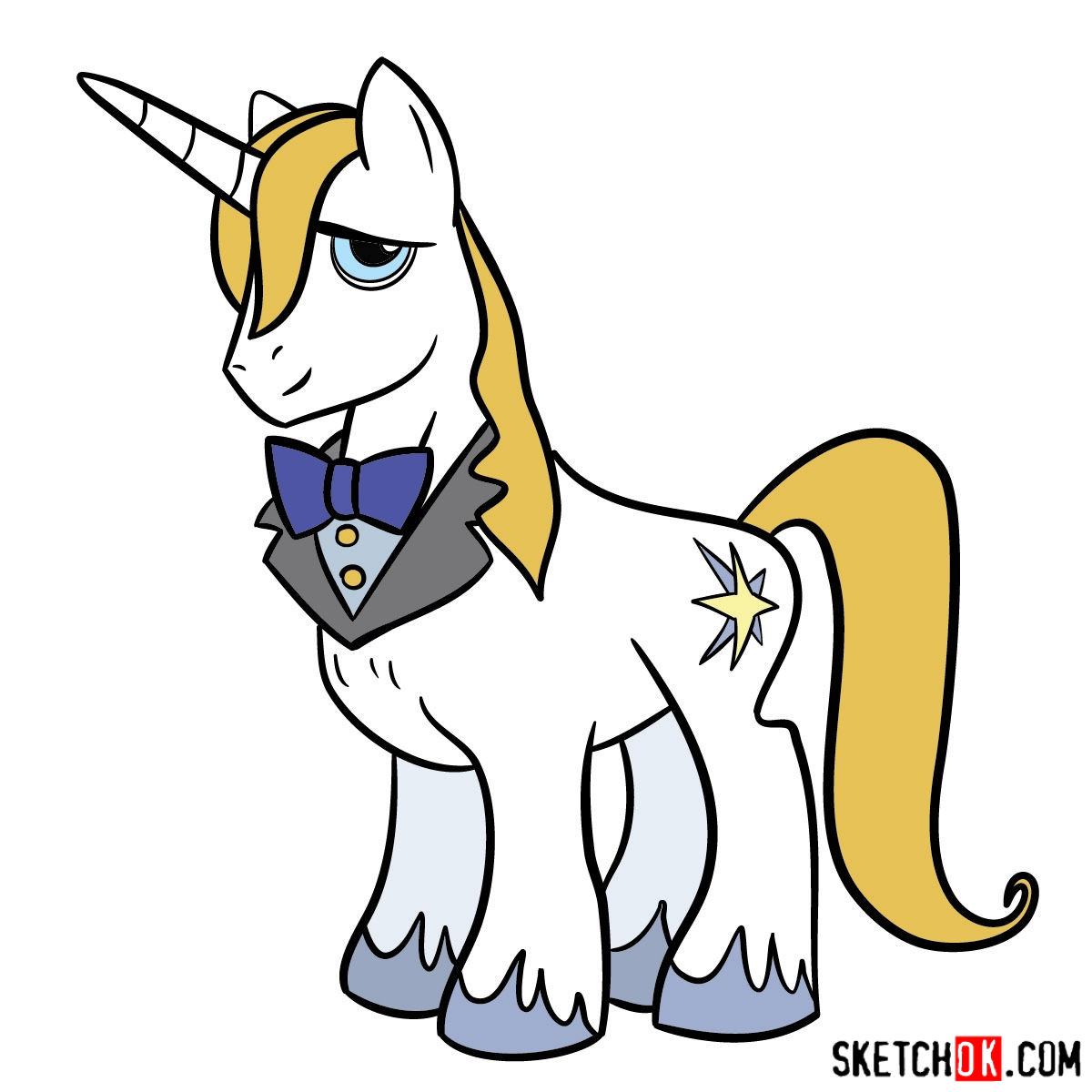 1200x1200 How To Draw Prince Blueblood Mlp