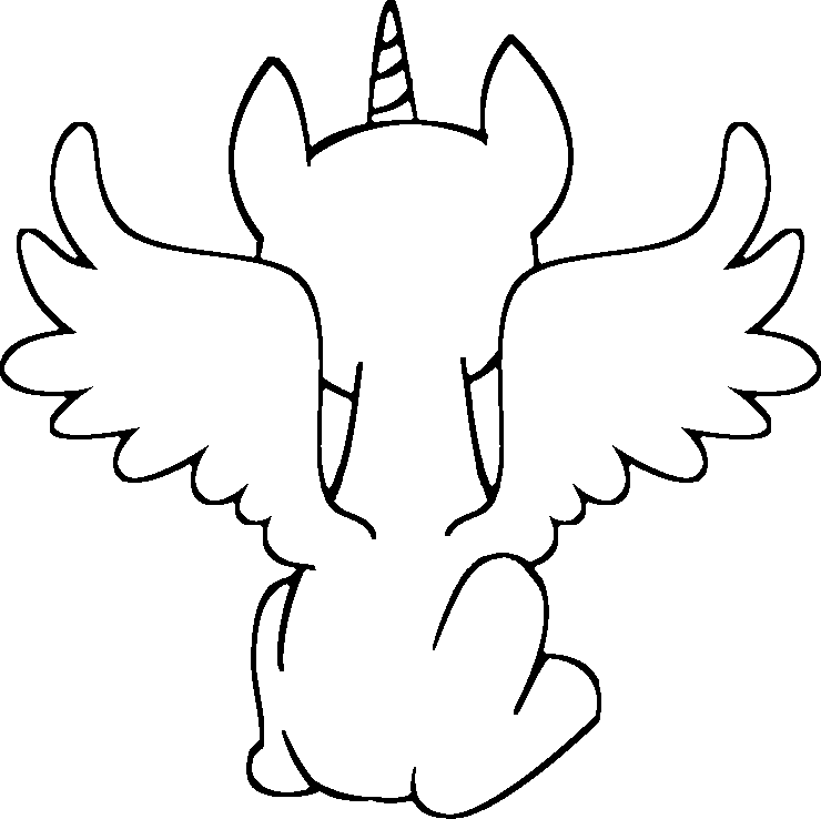 740x738 Alicorn Drawing Mlp Base Transparent Png Clipart Free Download