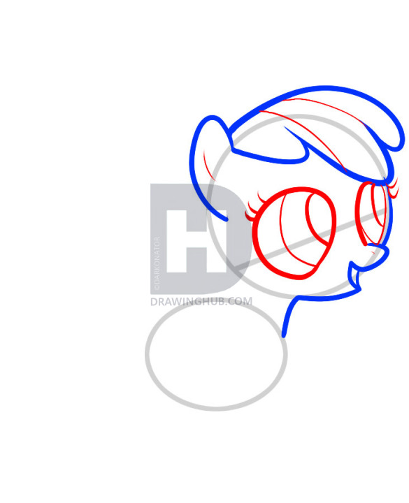 585x720 how to draw apple bloom, apple bloom, my little pony, step