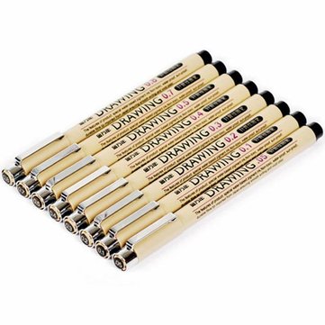 361x361 Black Gel Pens Graphic Drawing Sketch Design