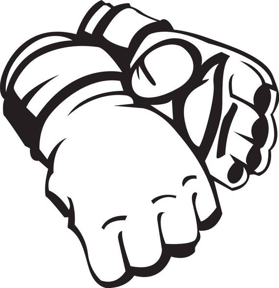 570x589 mma gloves clipart clipart portal